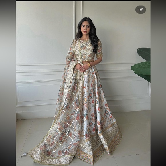 FAIZA FAISAL Haldi Dress Lehenga Choli - Picture 4 of 4